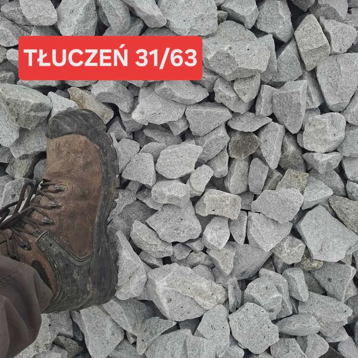 Kruszowo tłuczeń kliniec mieszanka 0/31.5 0/63