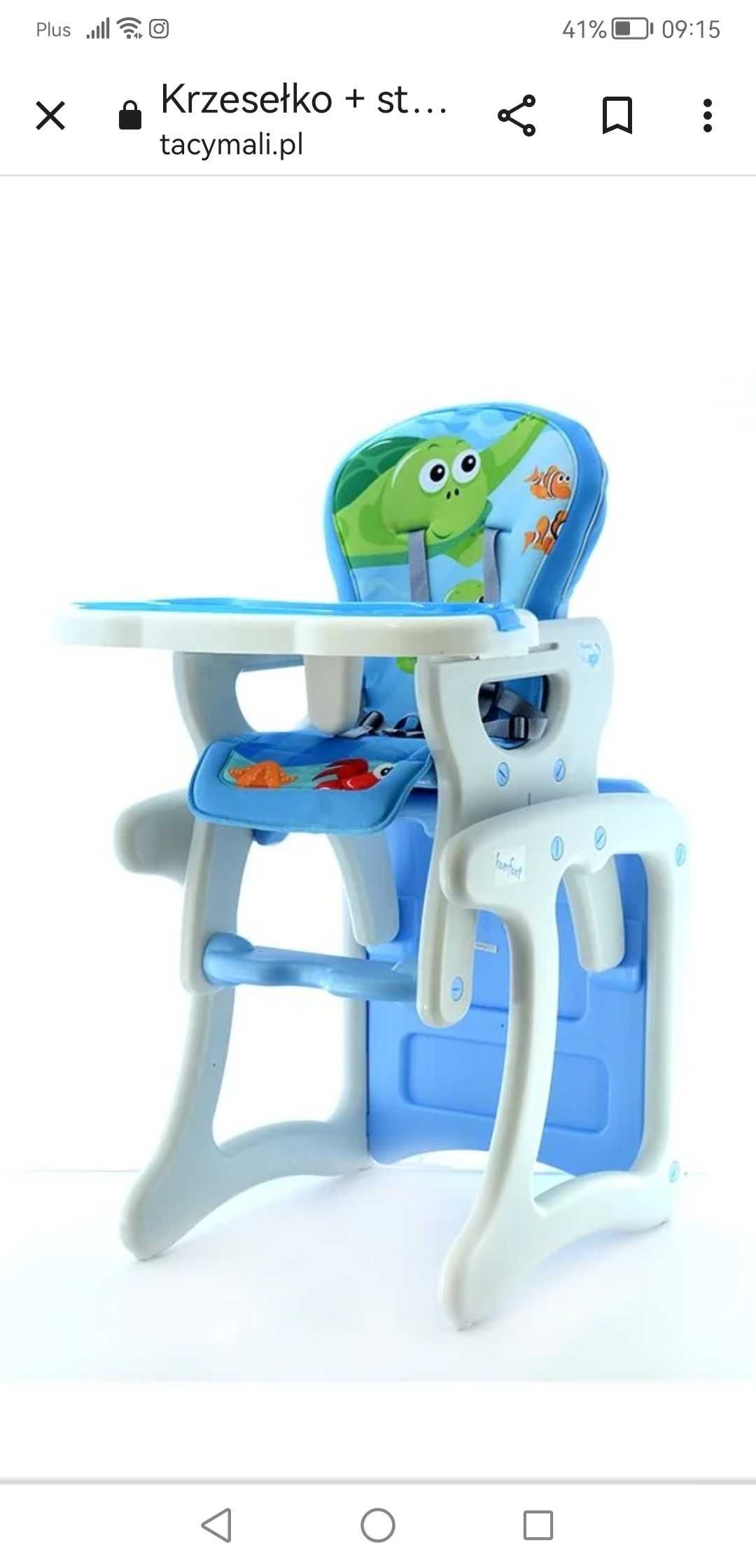 Krzesełko dla dzieci 3 w 1