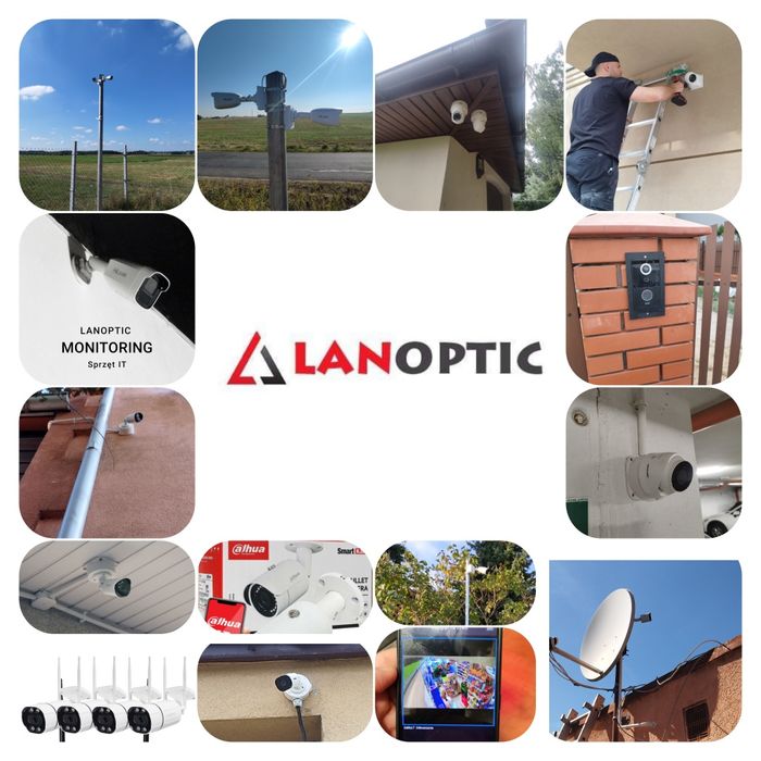 Montaż monitoringu i alarmów • Wideodomofony • Sieci komputerowe