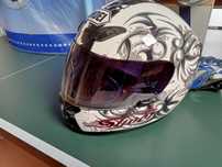 Kask Shoei XR Rogue XL 61-62 Piękne Malowanie rękawice