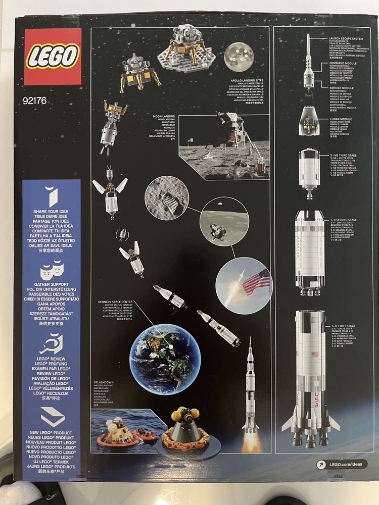 Nasa rakieta Lego 92176 Saturn V
