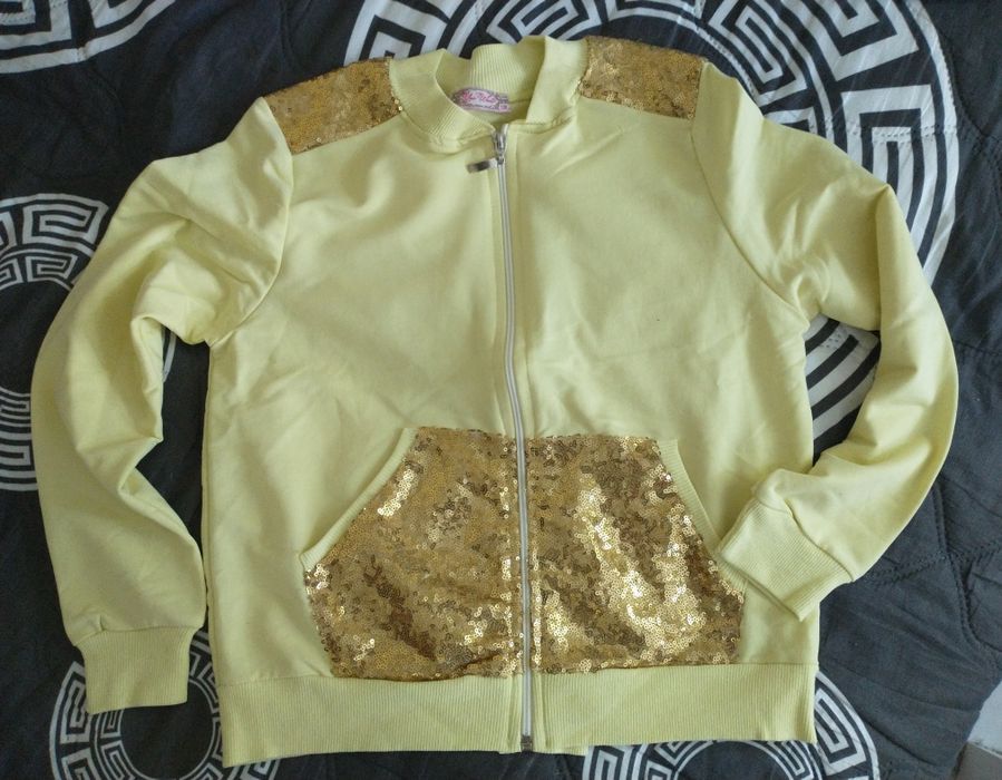 Bluza dla dziewczynki Your World cekin cekiny 152 cm