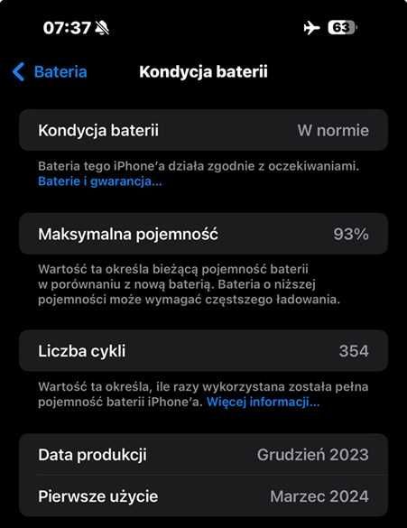 iPhone 15 Pro Max 256GB Natural Titanium / Bateria 93%