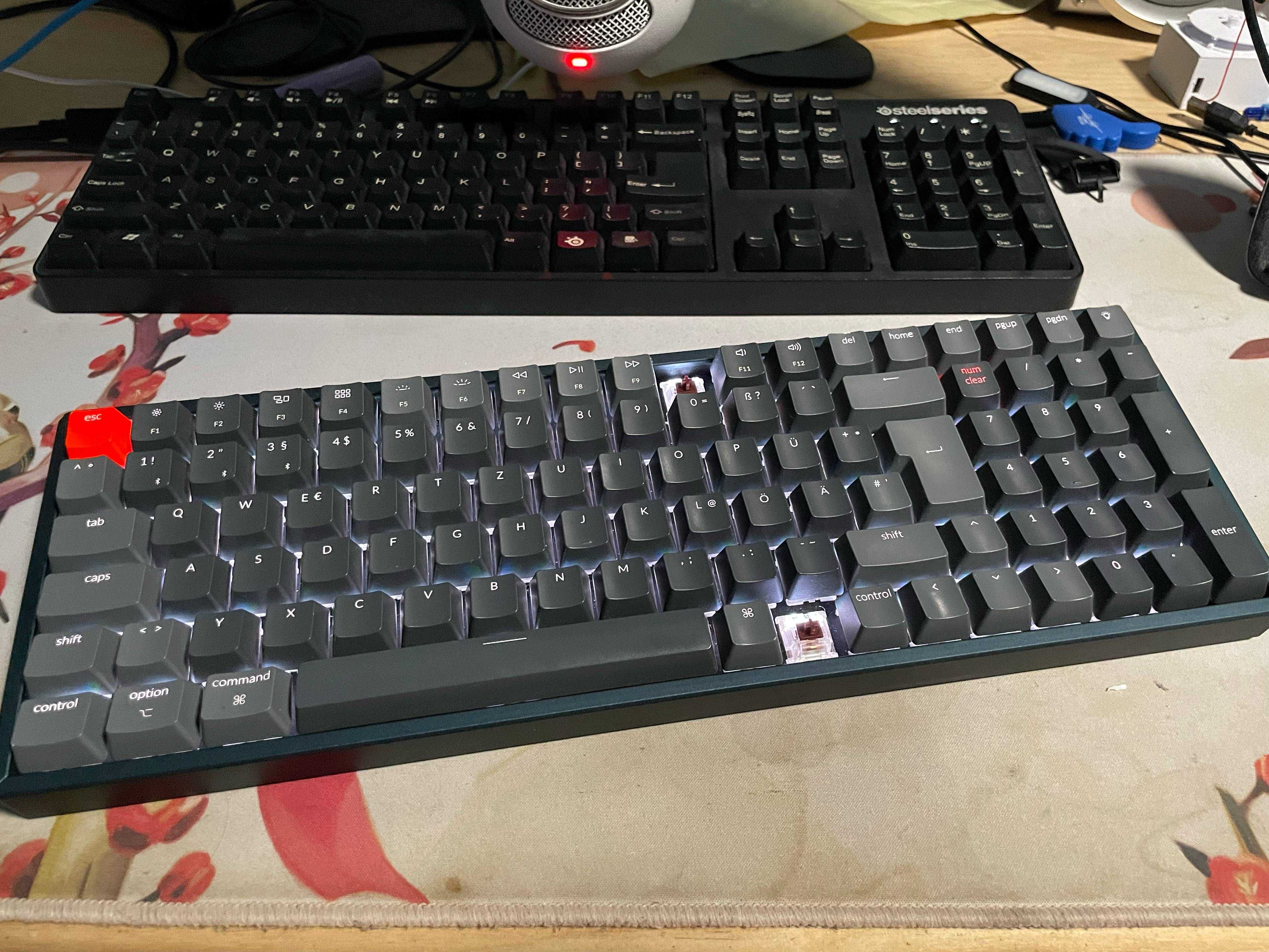 Keychron K4 Bluetooth Gateron Brown, alu frame, RGB idealna pod custom