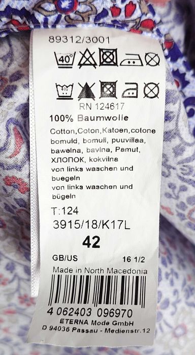 Męska koszula Eterna 42