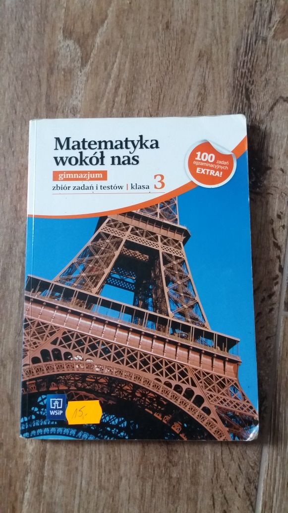 Książka zbiór zadań i testów Matematyka wokół nas gimnazjum 3 WSiP