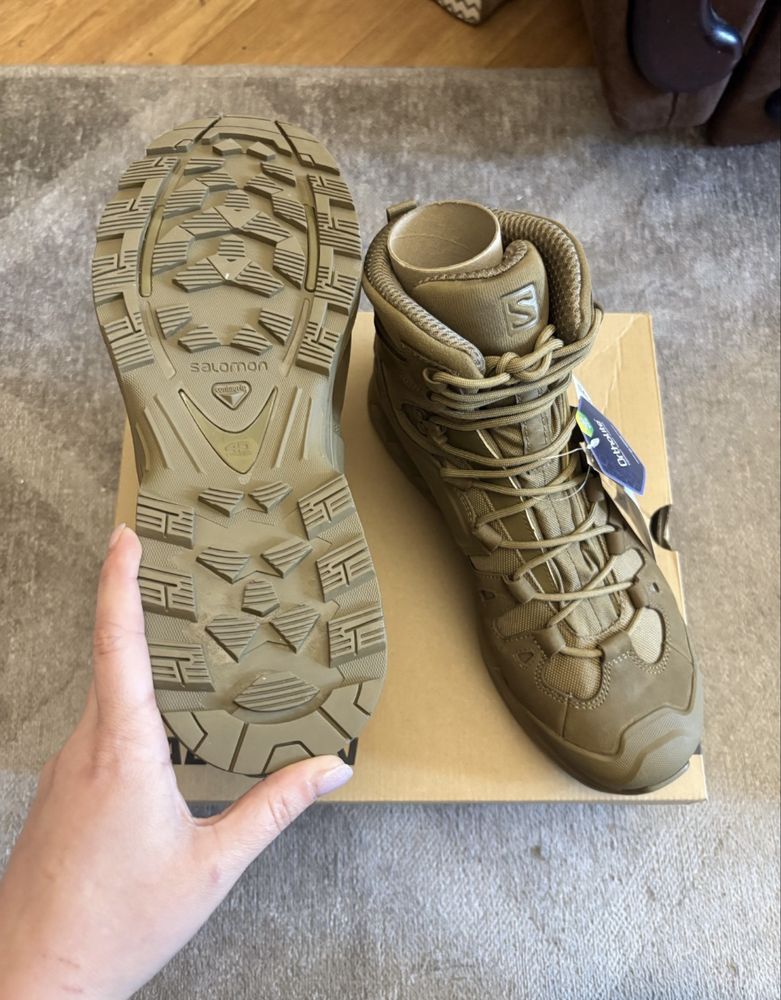 Берцы salomon ботинки forces 2 quest 4d gore-tex олива новые хаки