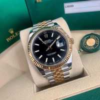 Rolex datejust 41mm jubilee srebrne złoto