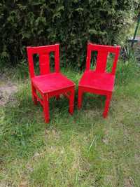 Ikea Kriter krzesełko dla dziecka czerwone