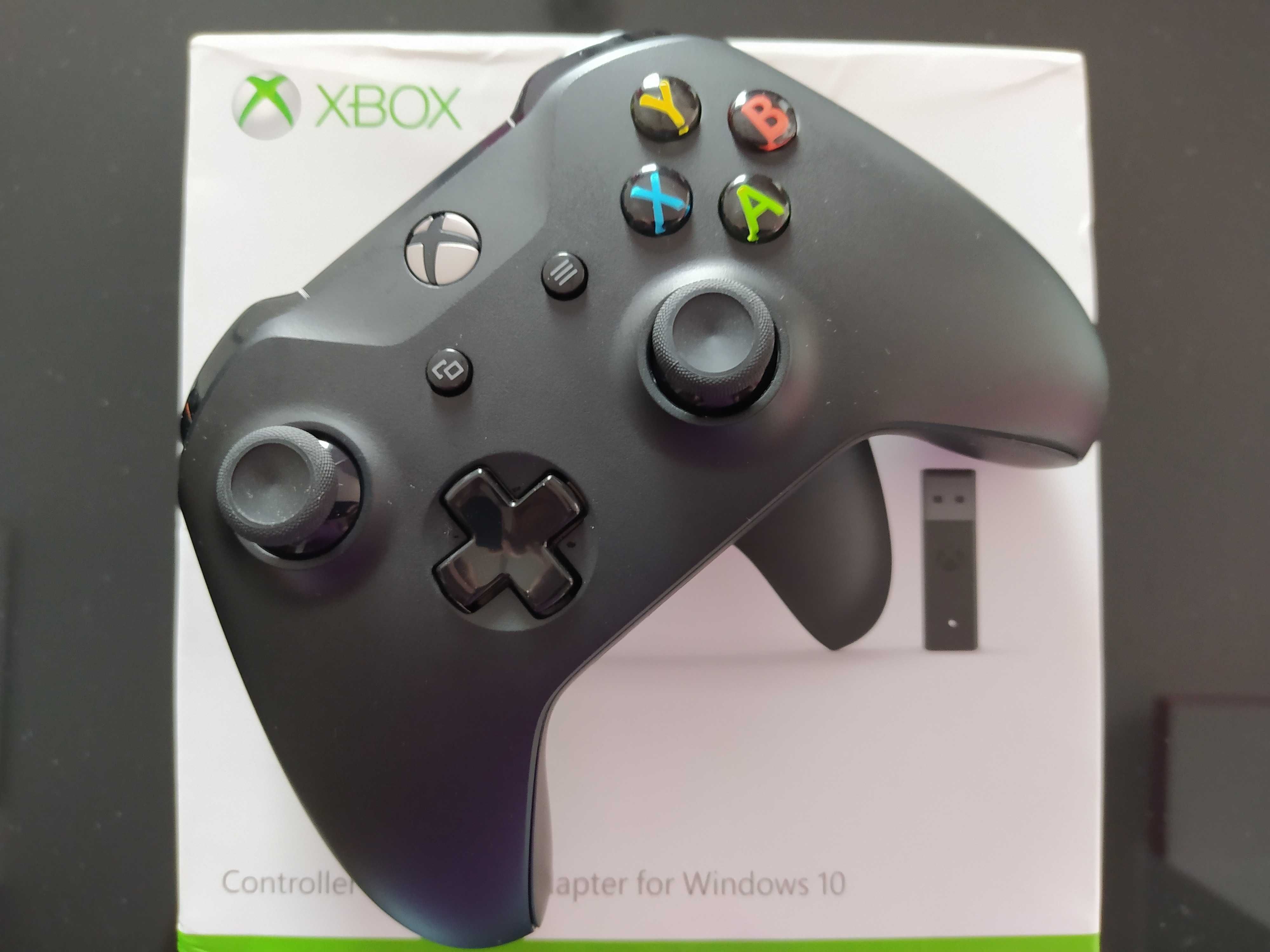 Pad komputerowy Xbox One Series S X czarny plus adapter
