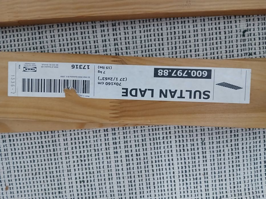 estrado para cama de criança do ikea 70/160