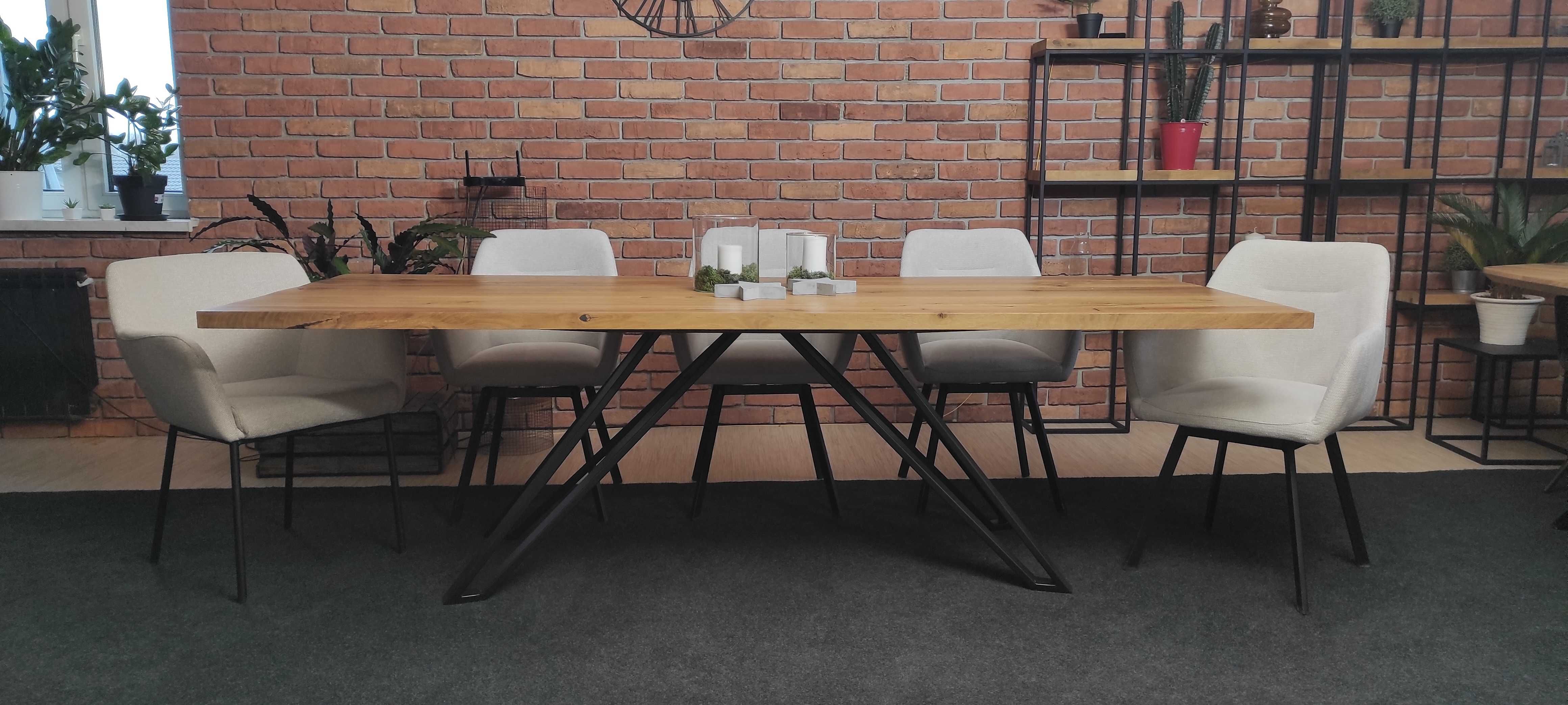 stół lity dąb 240x100 producent dostępny od ręki