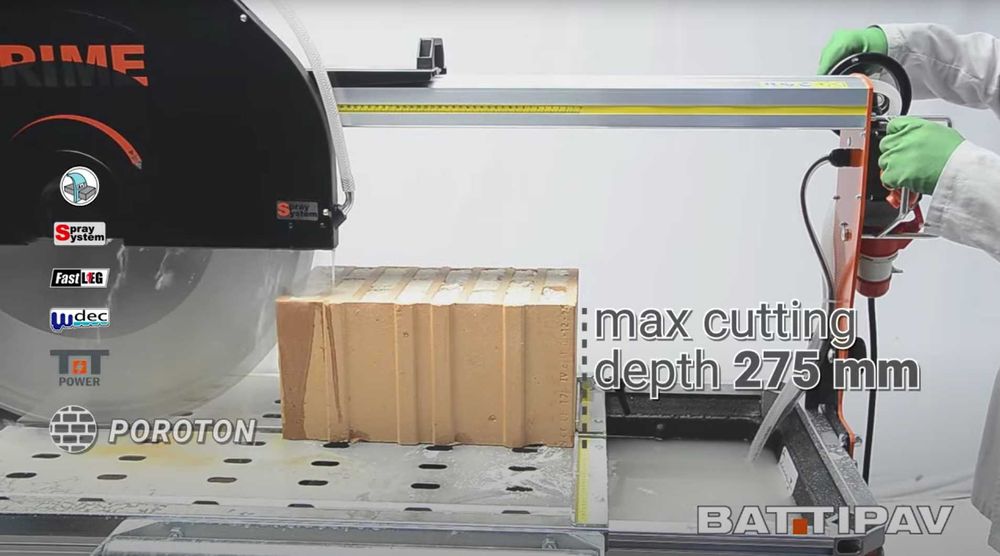 Piła stołowa Battipav Prime 700S do cięcia Silki betonu cegły pustaków