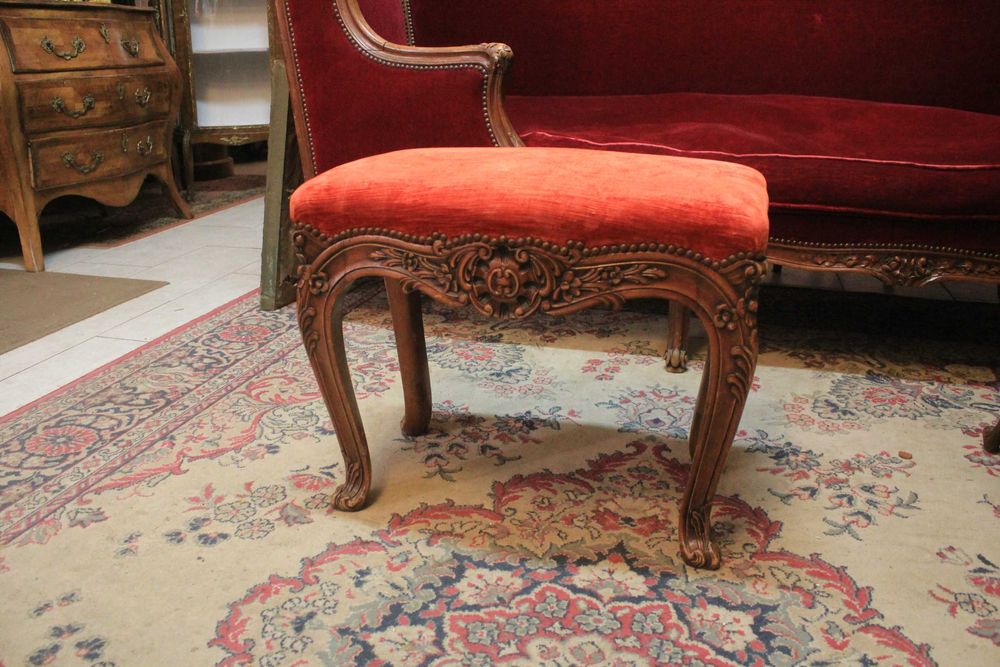 Barokowa pufa - podnóżek - Gryfino