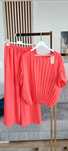 Komplet bluzka plisowana i szerokie spodnie New Collection r.XL/2XL