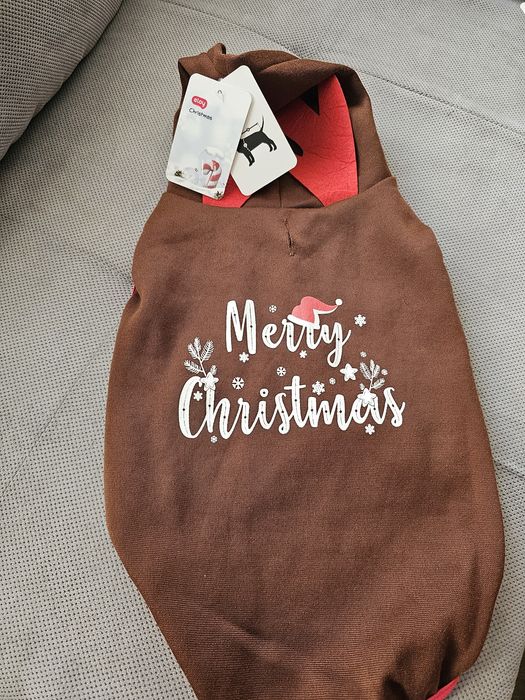 ELOY Christmas świąteczne ubranie dla psa, pieska, Renifer, 40cm r. M