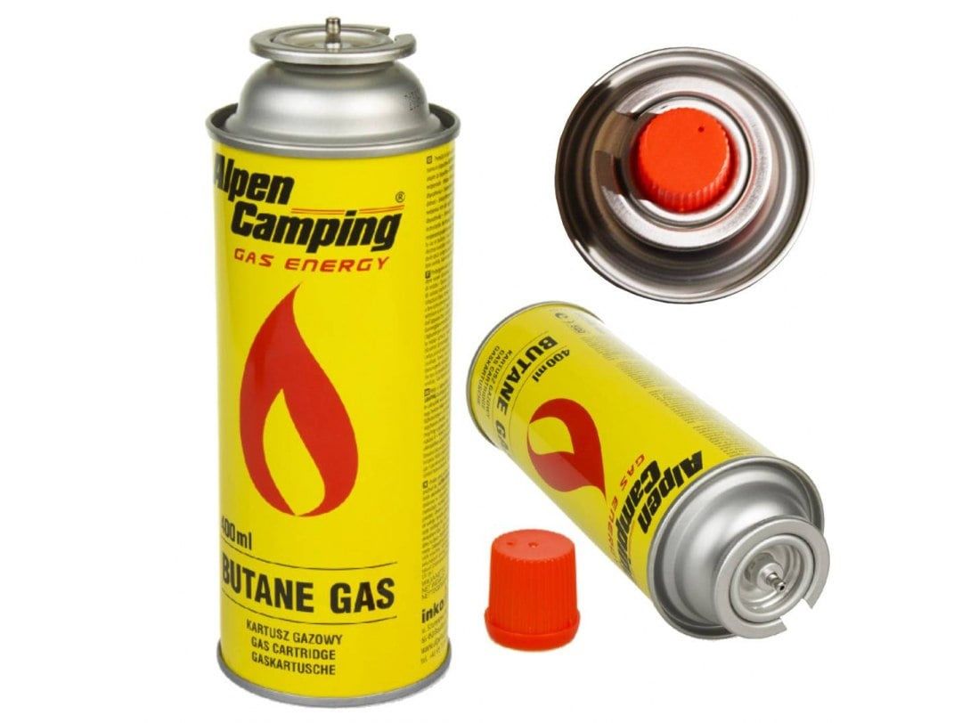 12 sztuk kartusze gazowe Alpen Camping gaz dla kierowców na kemping