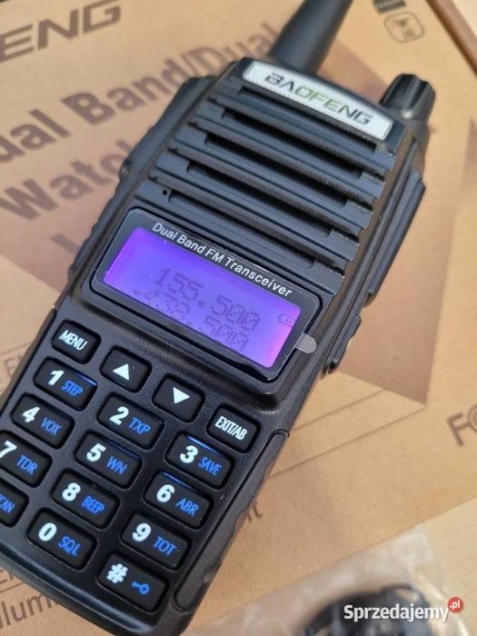 Radiotelefon BAOFENG UV-82HT 5WAT Straż,Policja,Pogotowie Rozblokowany