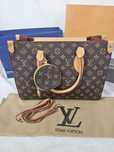 Torebka Louis Vuitton torebki duzy kuferek brazowa LV