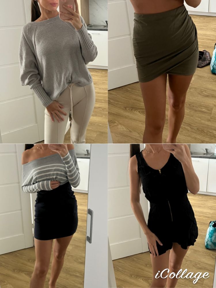 Mega paka ubran az 24 szt ubrań damskie kobiece śliczne XS s M