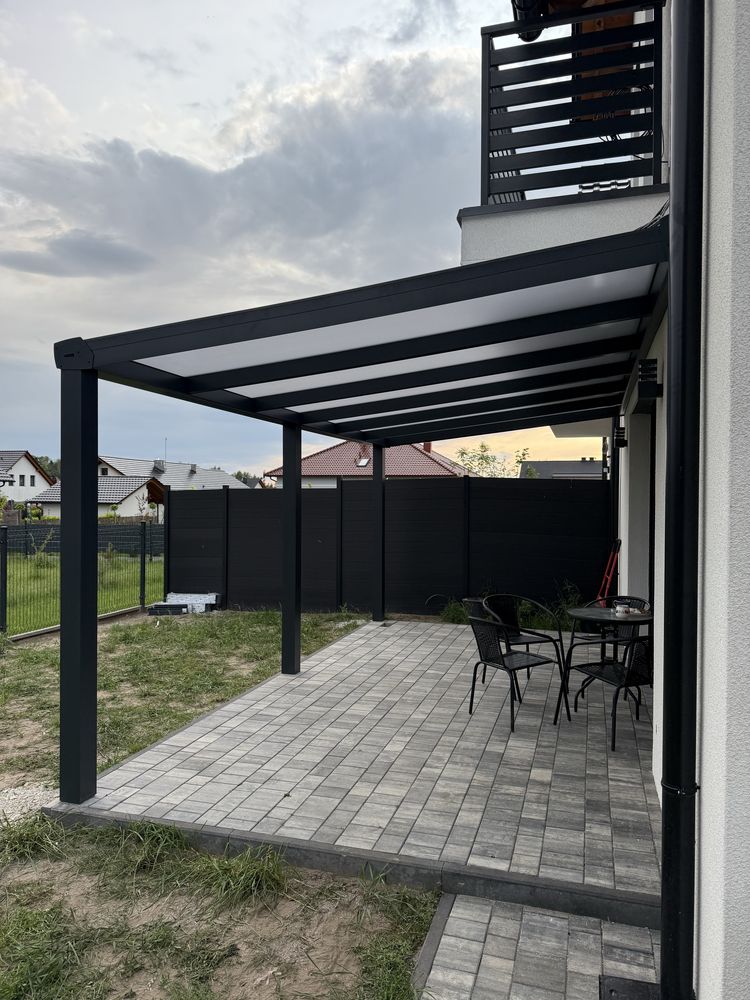 Zadaszenia tarasów carport podłogi z kompoytu wiaty