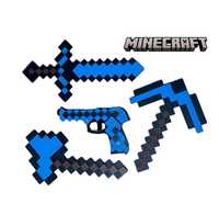 Minecraft Майнкрафт Набір Майнкрафт Сокира Меч Кірка Пістолет