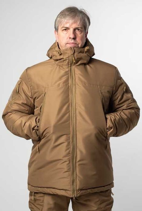 Тактична військова зимова тепла куртка Nord Storm Койот Military S-5XL