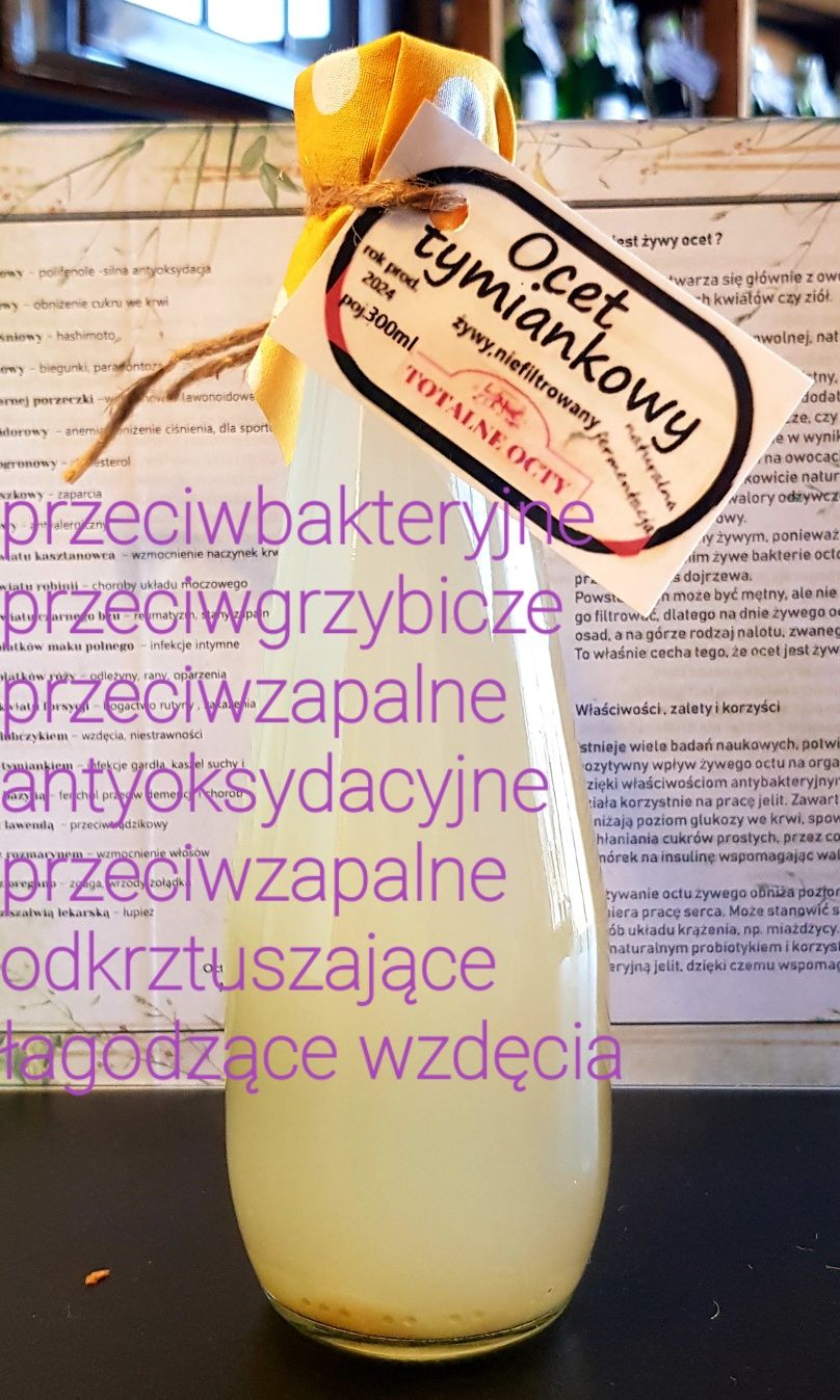 Czteropak żywych octów 4x300ml