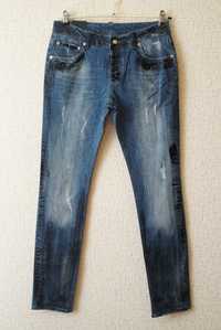 Мужские джинсы MY BRAND синего цвета, skinny.