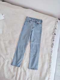 Niebieskie dżinsy Slim Mom Jeans H&M roz 29