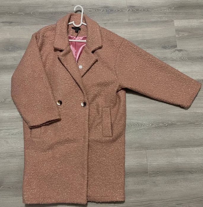 Оверсайз пальто teddy