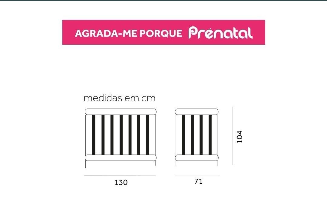 Berço de madeira Alice (Giordani) Cama bebé