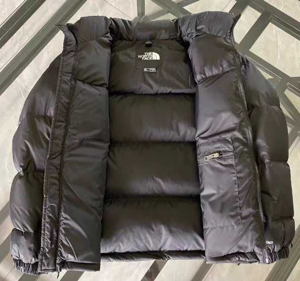 "Kurtki zimowe" The North Face 1996 Retro Black Jacket-Roz XL