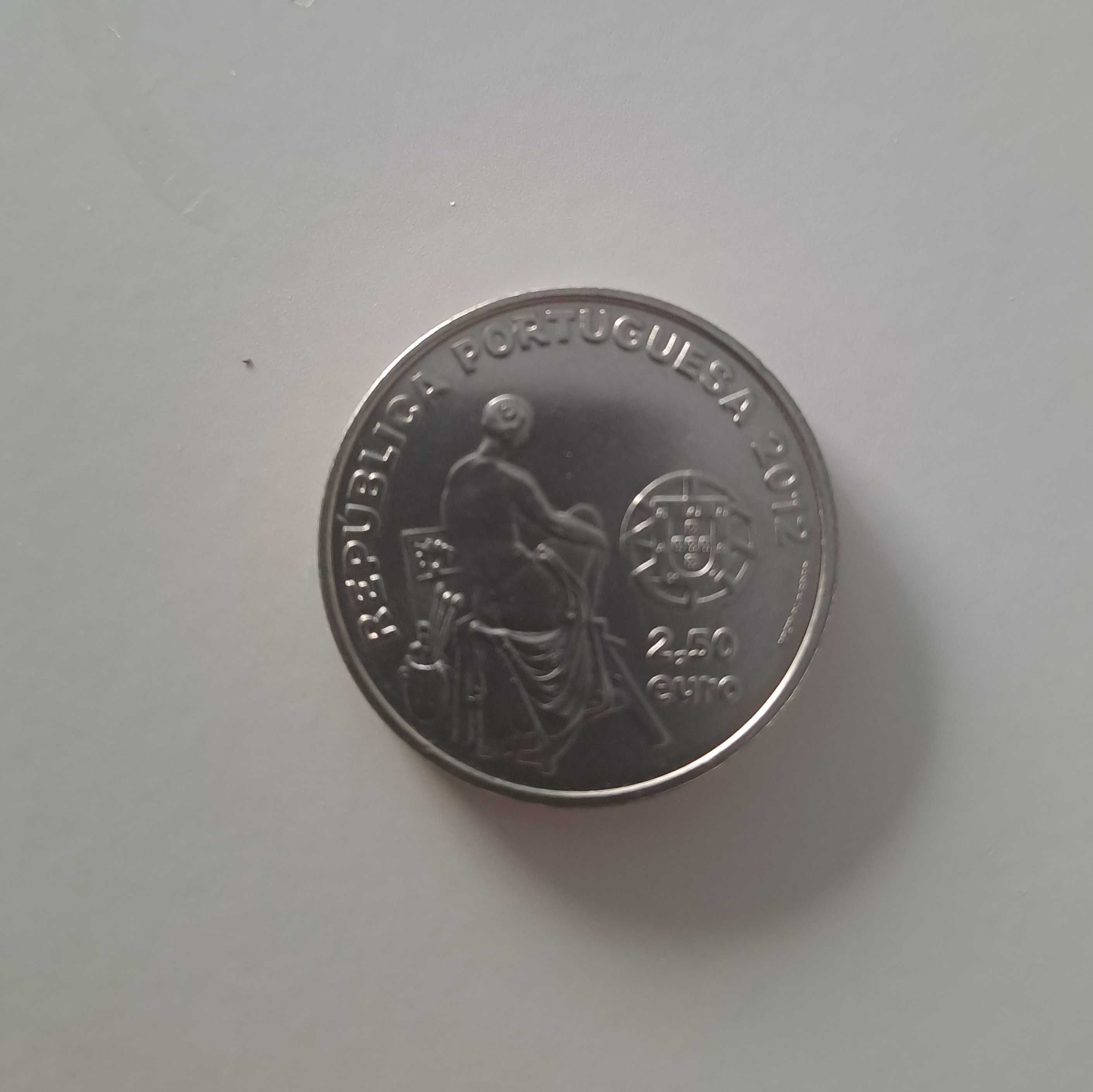 Moeda de 2,50 euros José Malhoa