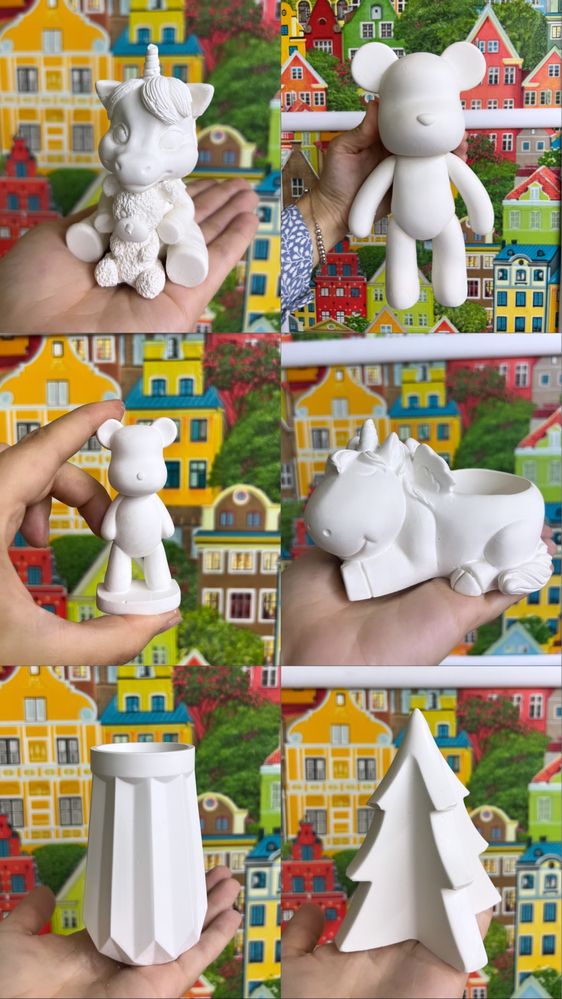 Гіпсові фігурки bearbrick біарбрік фігурки з гіпсу