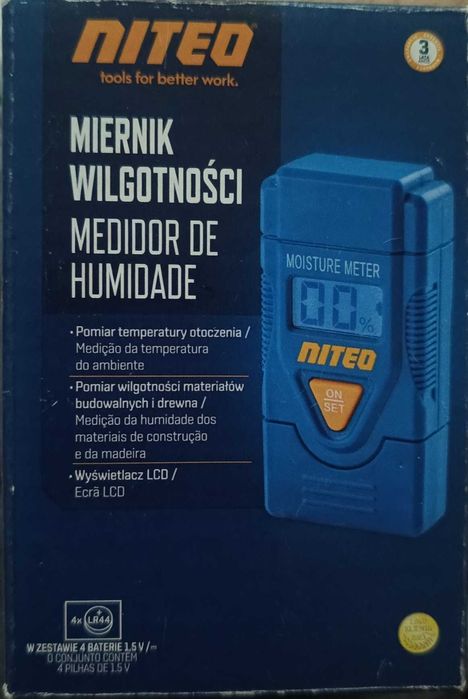 NITEO miernik wilgotności, nowy