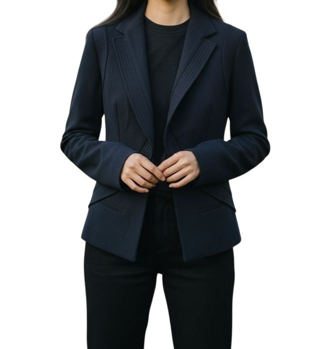 Ciemnogranatowy żakiet versace Collection Rozmiar 42/44