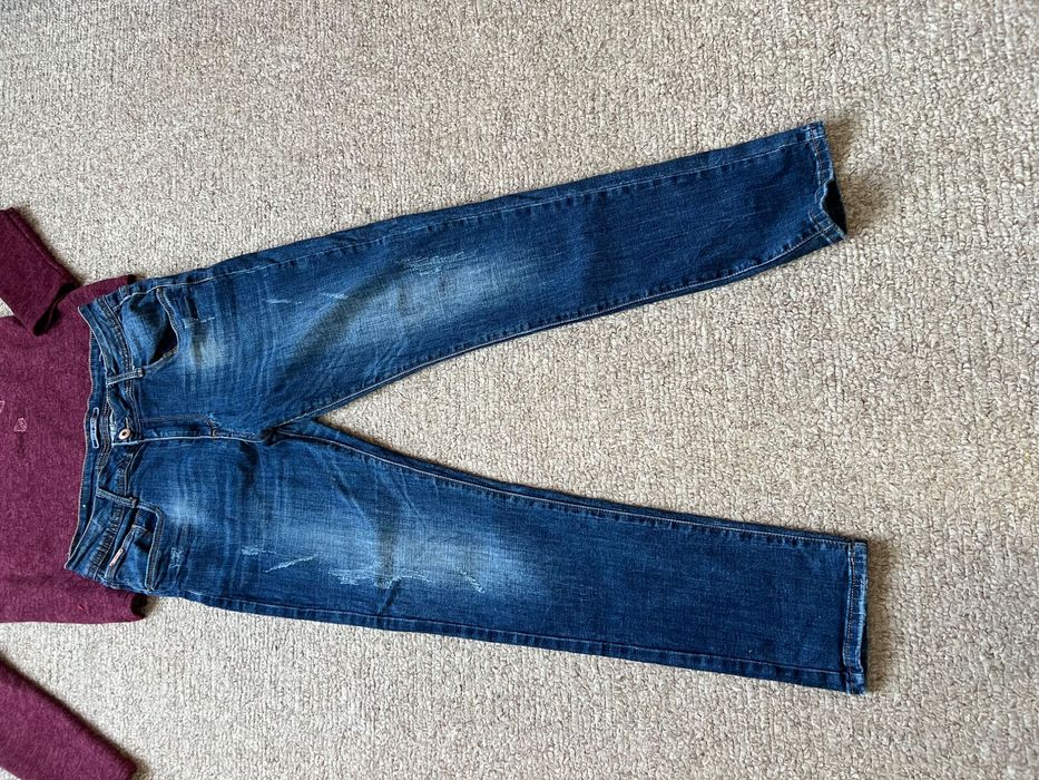 Кофта, светр та джинси розмір л-хл стан ідеальний