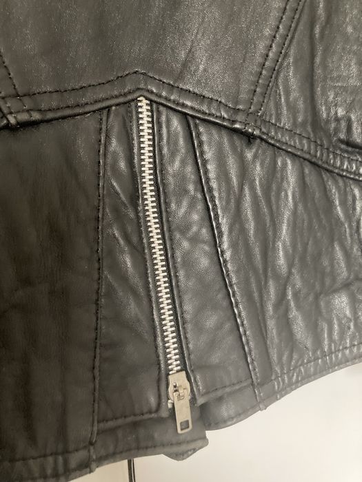 Casaco vintage de pele genuina