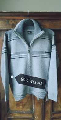 Sweter z zamkiem 80% wełna Shade Collection