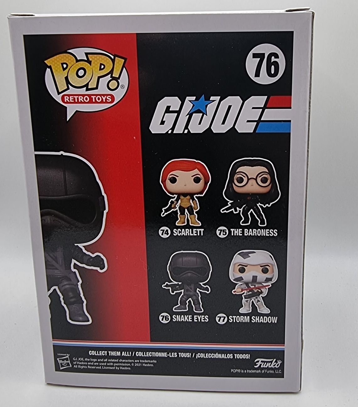 Figurka Funko Pop, Snake eyes, G. I. Joe