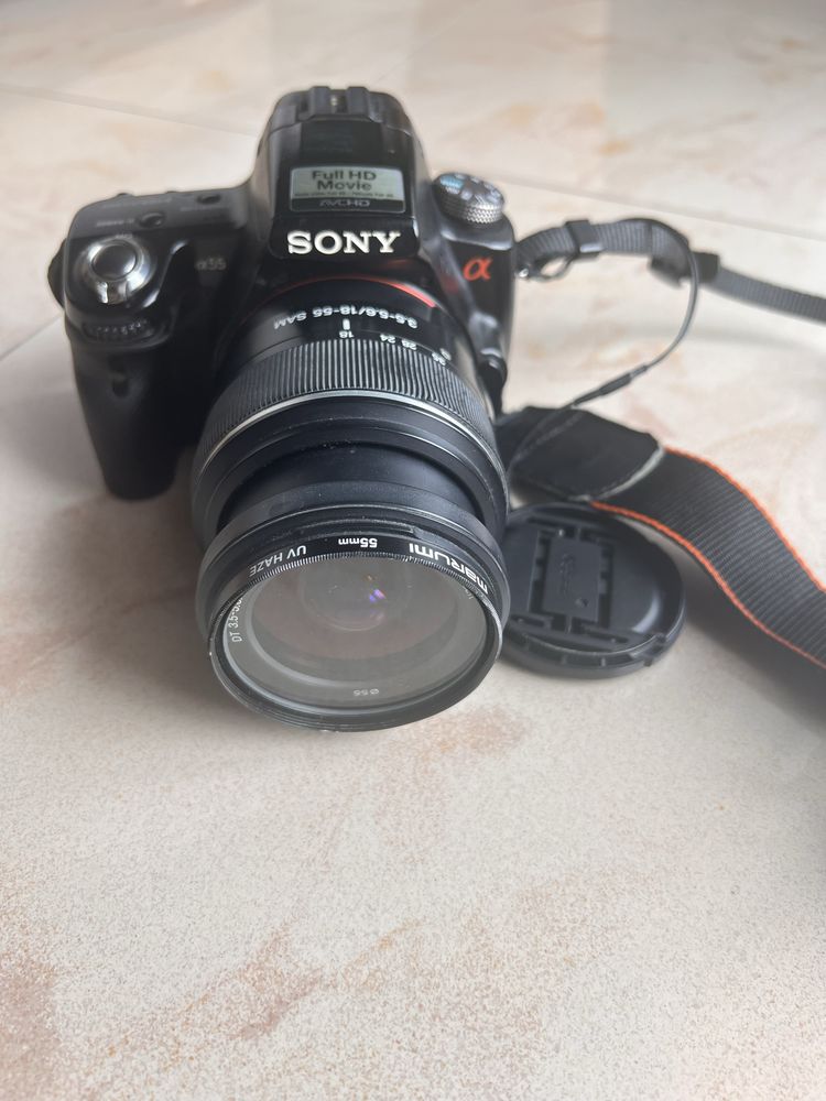 Aparat Sony Alpha 55 plus dwa obiektywy,zestaw