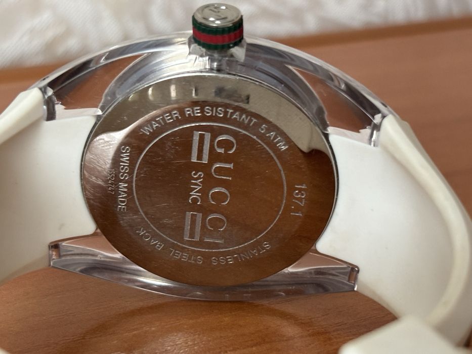 Чоловічий жіночий швейцарський годинник Gucci оригінал Sync XXL 46 mm