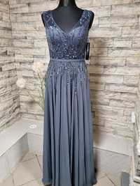 Luxuar limited sukienka balowa cekiny R 36/38