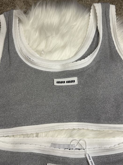 Набір білизни від Miu miu сірий