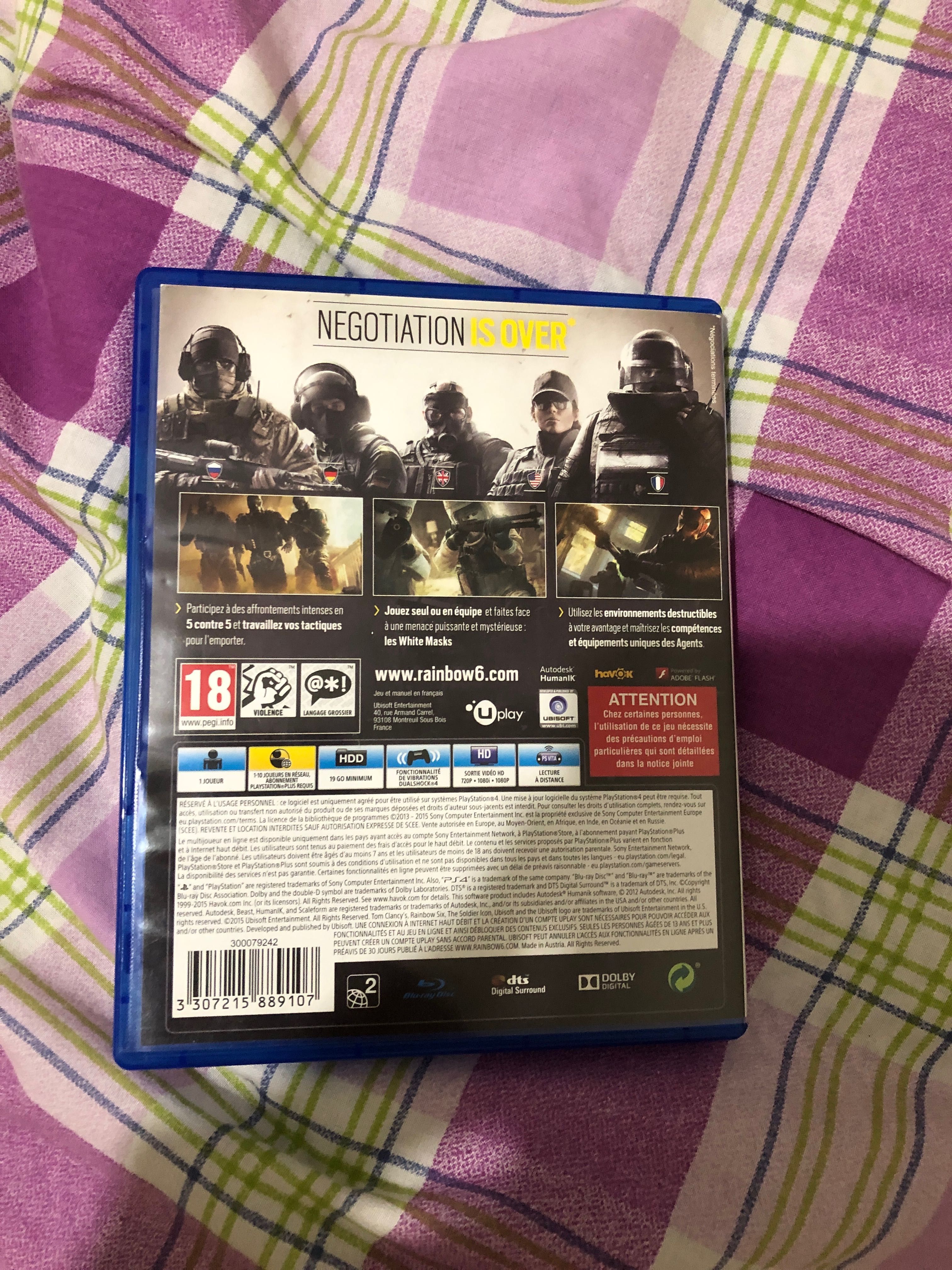 rainbow siege ps4