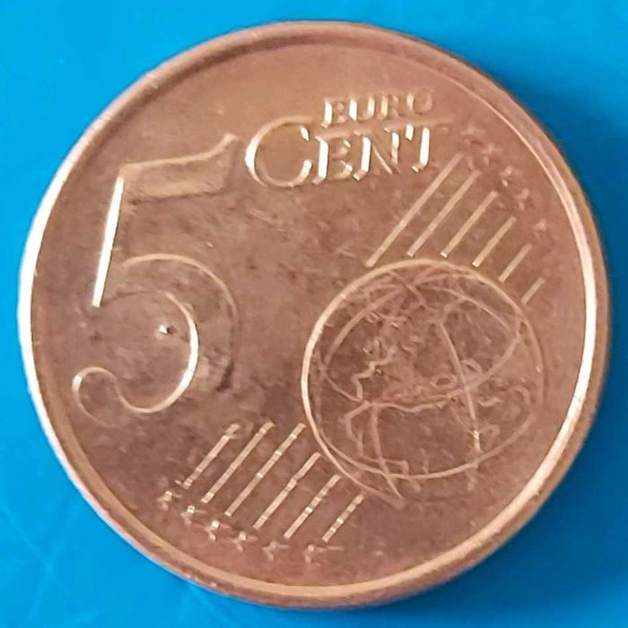 5 Cêntimos de 2002 * J * da Alemanha