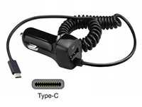Szybka Ładowarka samochodowa 3A USB + kabel Typ C *VideoPlay Wejherowo