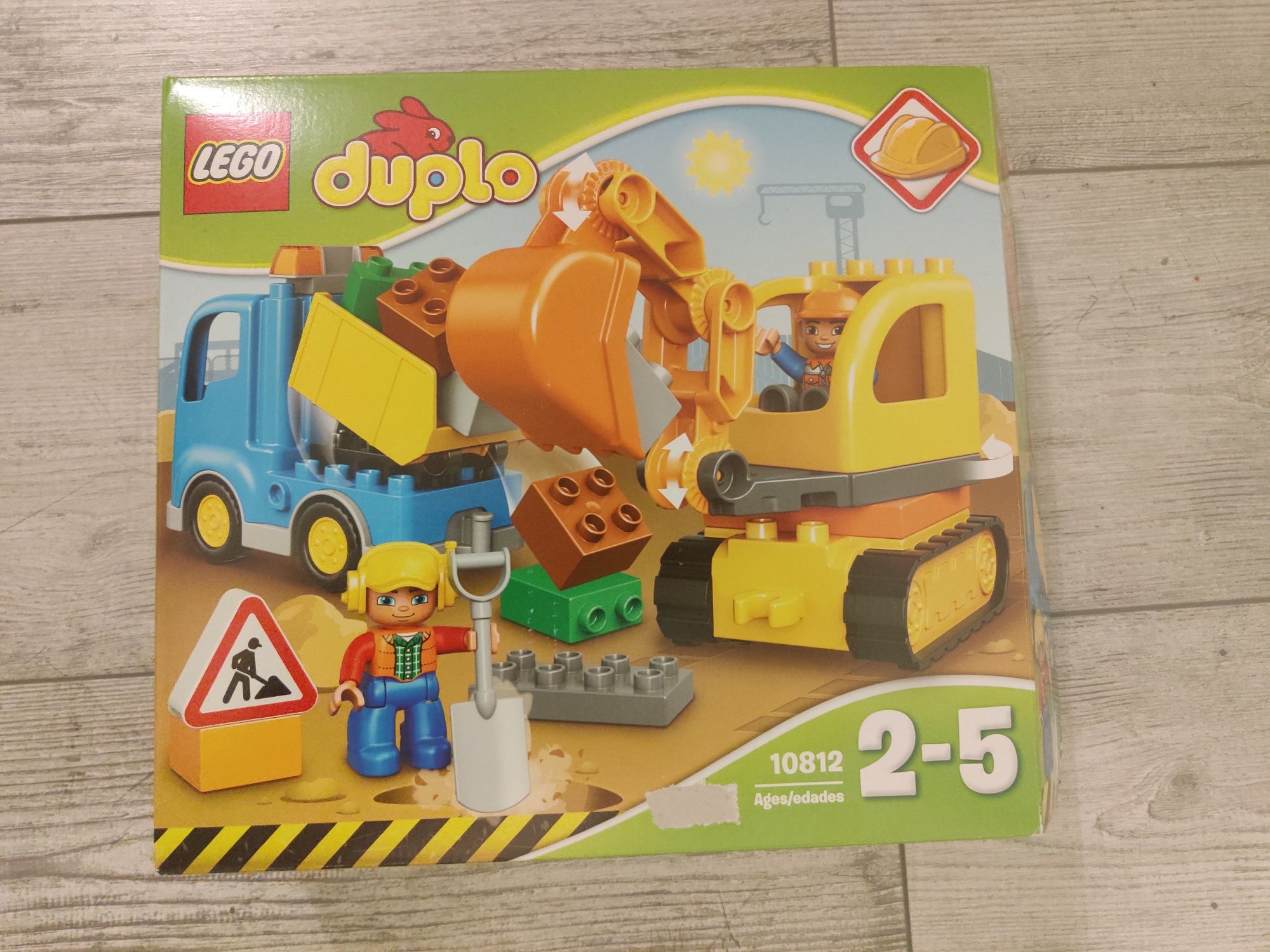 Zestaw LEGO Duplo 10812 Ciężarówka i koparka gąsienicowa