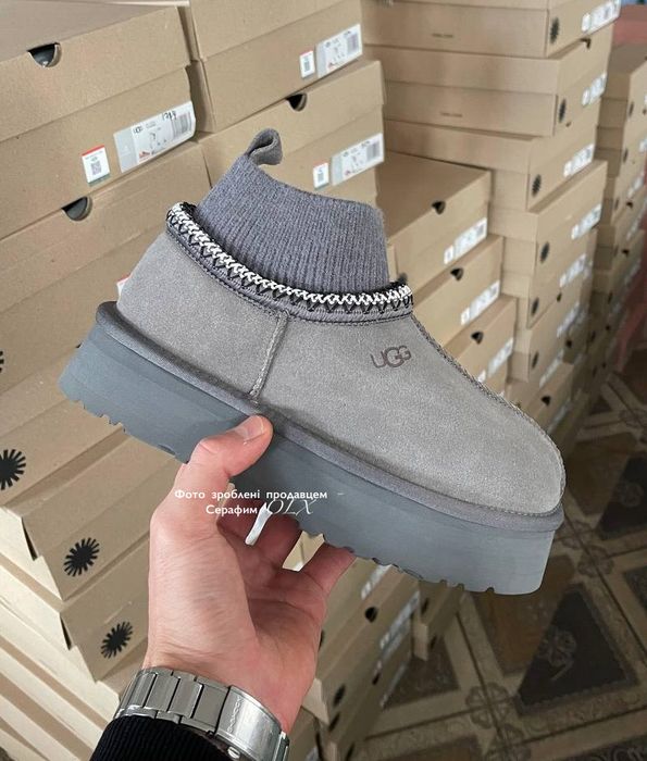 Original Australia UGG Tasman Platform Sock Dusted Cocoa